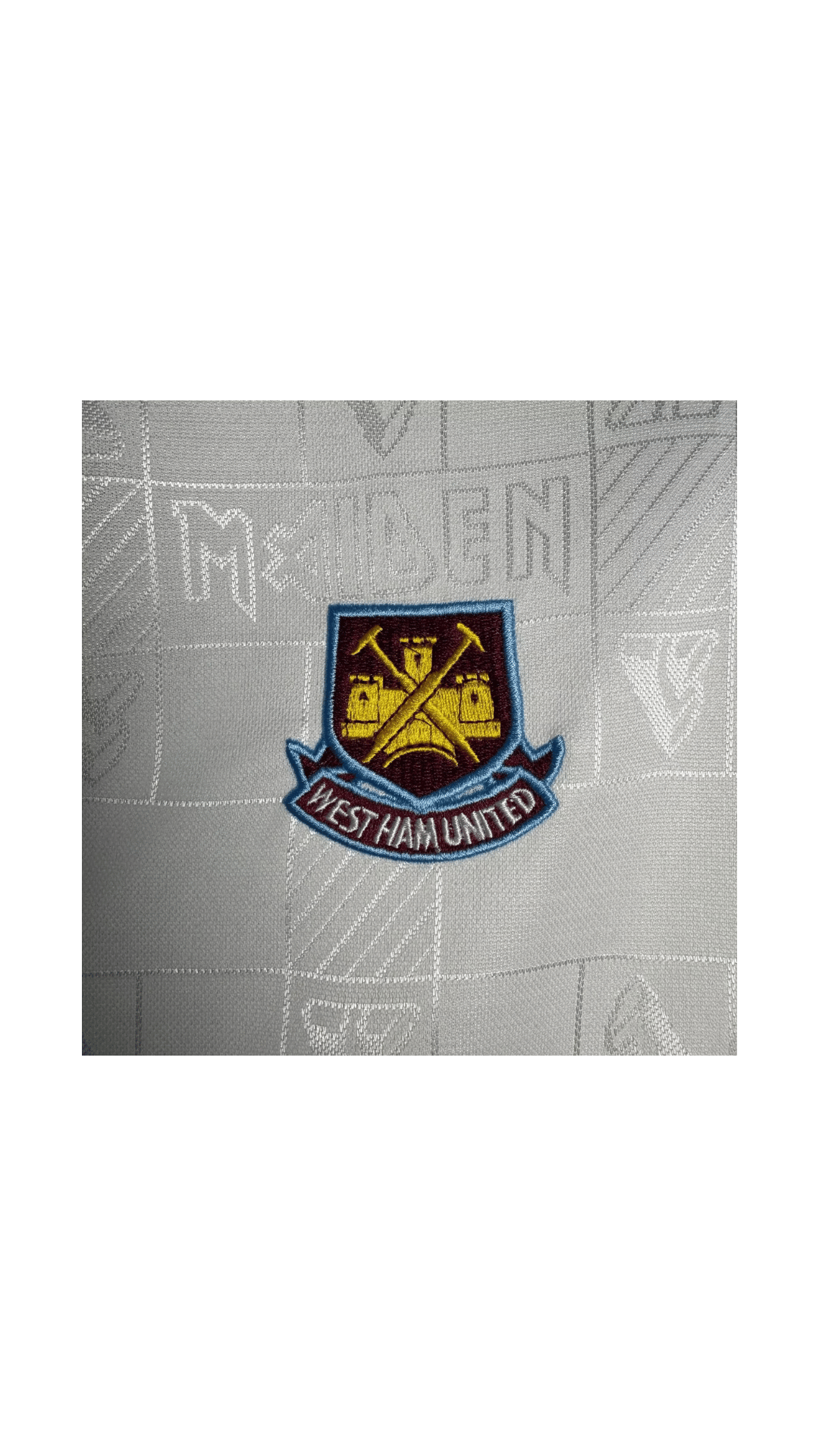 Jersey West Ham X Iron Maiden Temporada 1999-01 (Visitante)