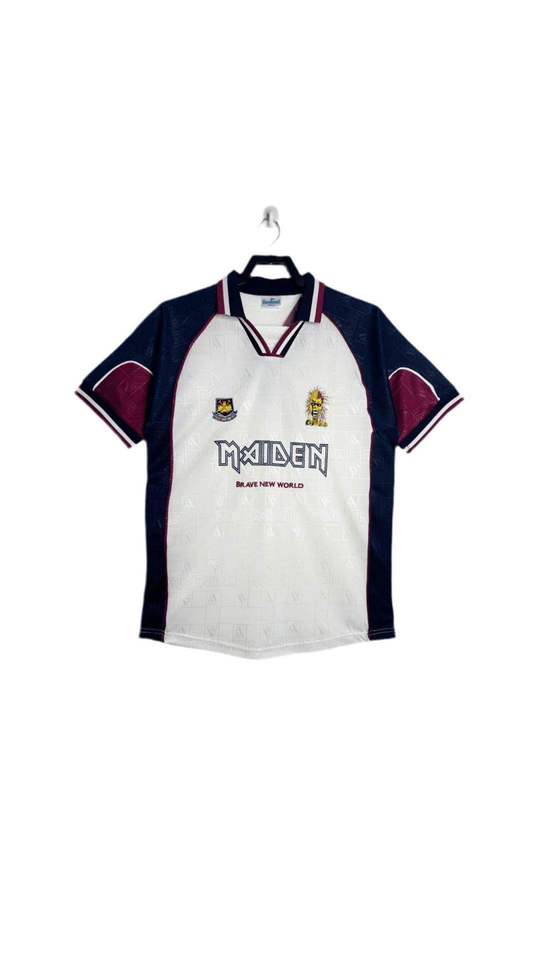 Jersey West Ham X Iron Maiden Temporada 1999-01 (Visitante)