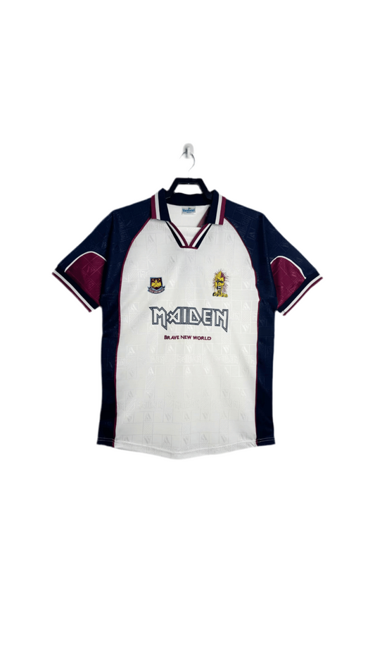 Jersey West Ham X Iron Maiden Temporada 1999-01 (Visitante)